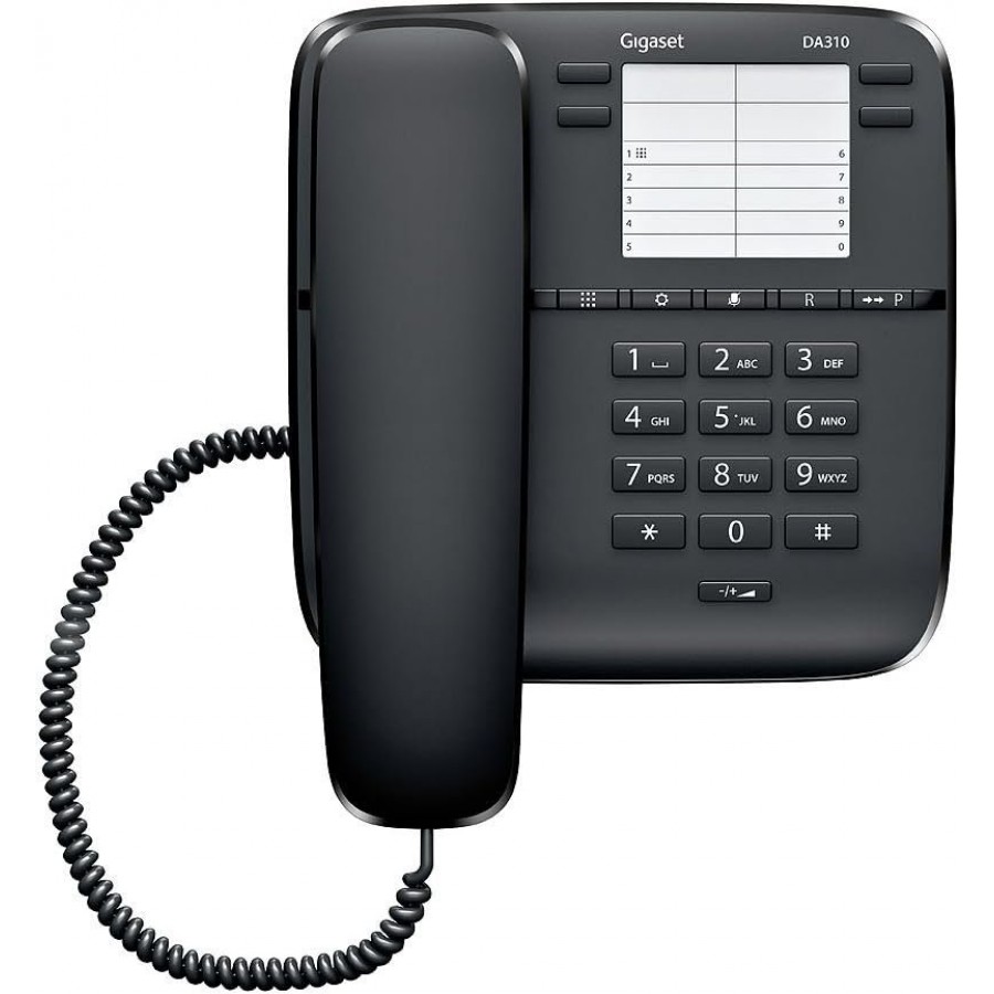 Gigaset DA310 Masaüstü Telefon, Siyah
