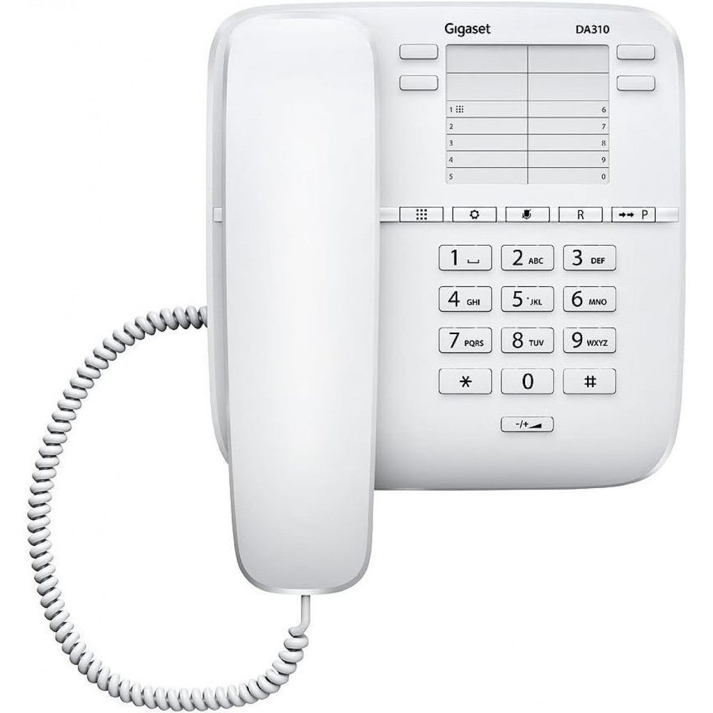 Gigaset DA310 Desktop Phone, White