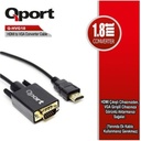 Qport Q-HVG18 HDMI to VGA Çevirici