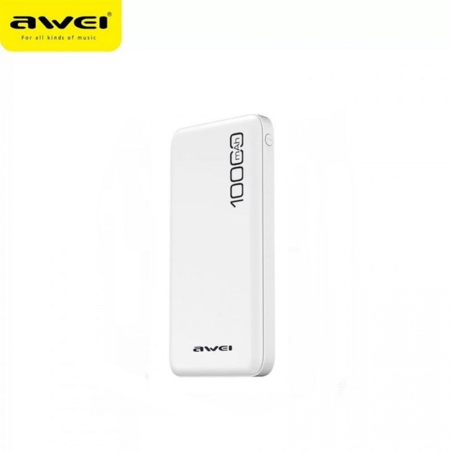 Awei P28K 10.000 mAh Powerbank, White