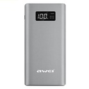 Awei P60K 10.000mAh Power Bank, Gray