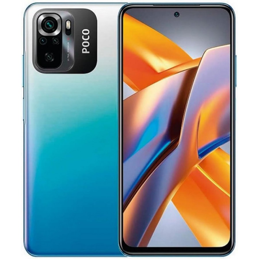 Poco M5S 4/128 GB Mobile Phone, Blue