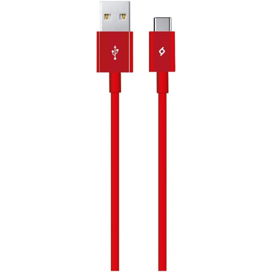 Ttec 2DK12K Type-C USB 1.2 m Şarj Kablosu, Kırmızı