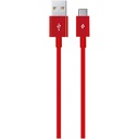 Ttec 2DK12K Type-C USB 1.2 m Şarj Kablosu, Kırmızı