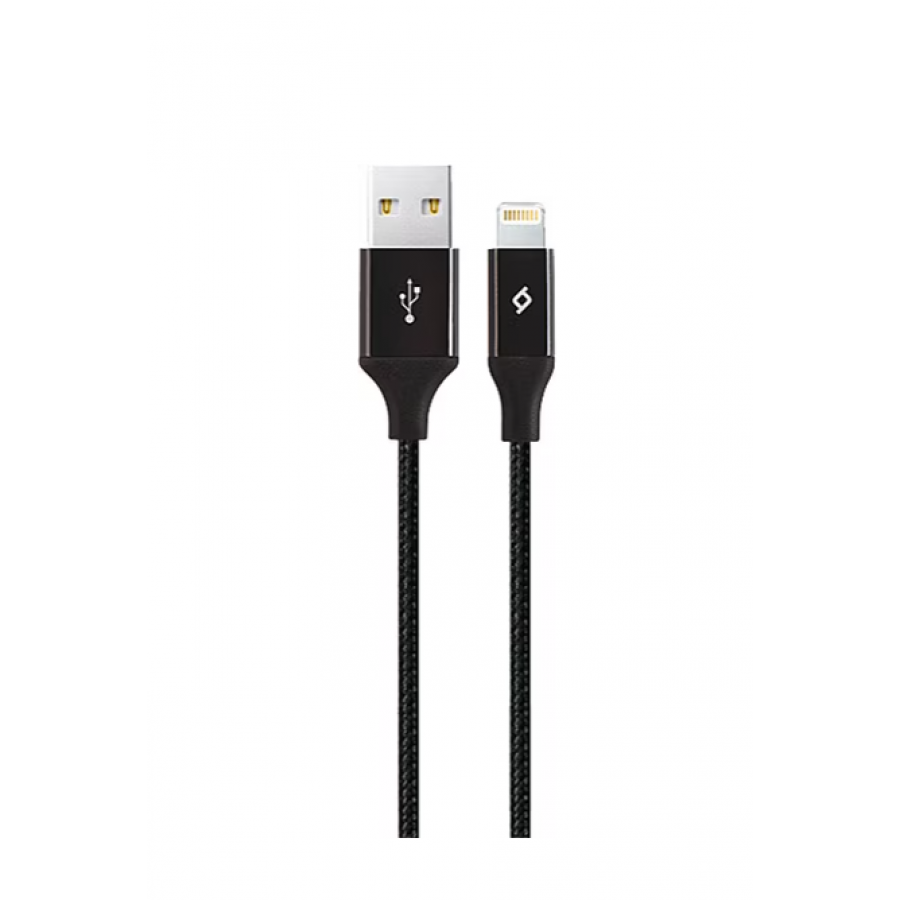 Ttec AlumiCable XL 2DK19S Lightning Charging Cable, Black