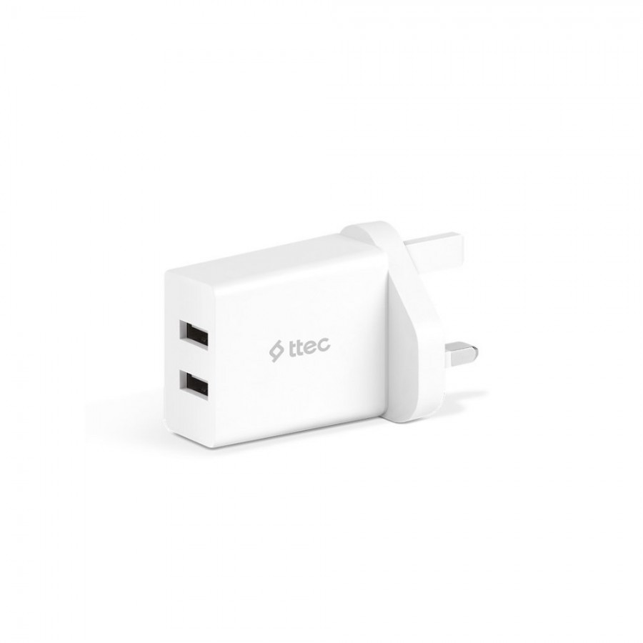 Ttec Smartcharger 2SCS21B-UK 2.4A Şarj Adaptörü, Beyaz