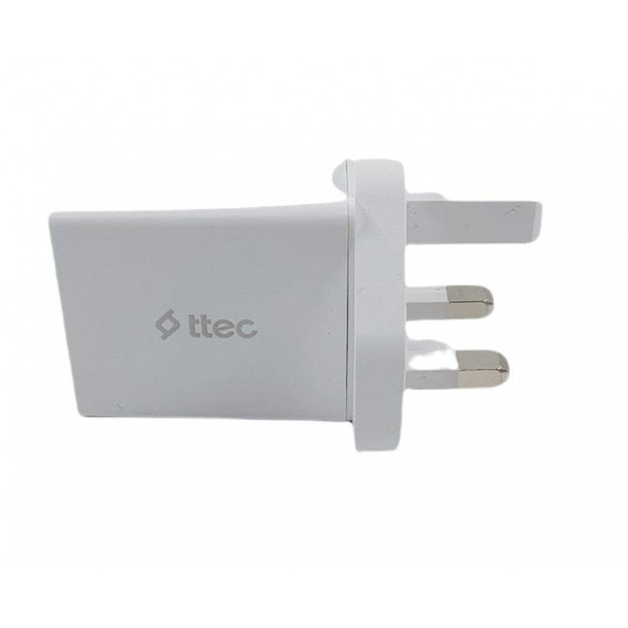Ttec SmartCharger Usb-A Charging Adapter, White