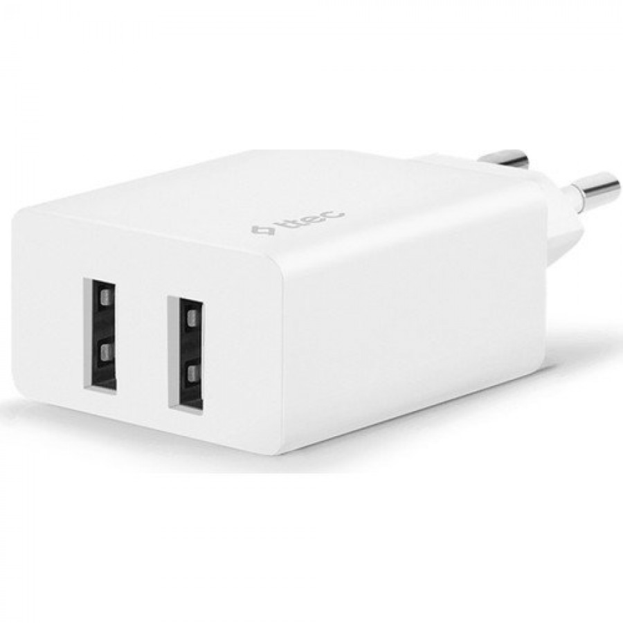 Ttec SmartCharger 2SCS21B Charging Adapter, White