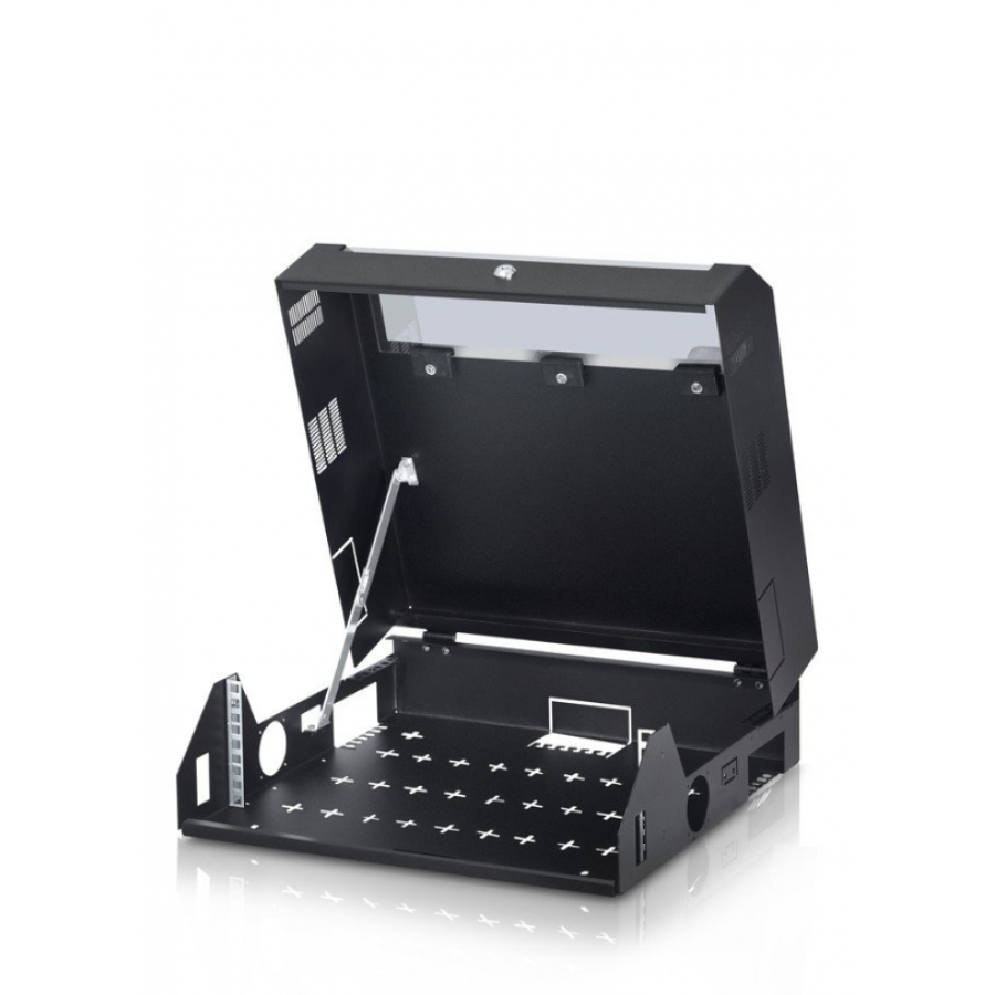 Formrack 3U+2U Slimrack Duvar Tipi Kabinet, Siyah