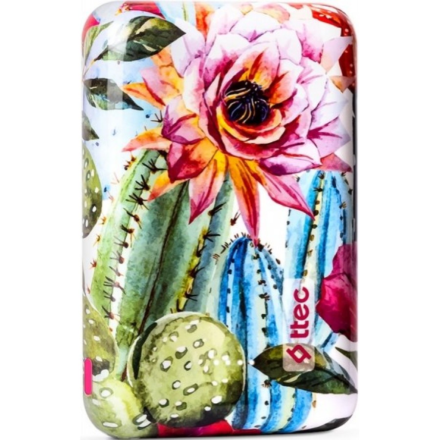 Ttec ArtPower 10.000 mAh Powerbank, Kaktüs Çiçeği