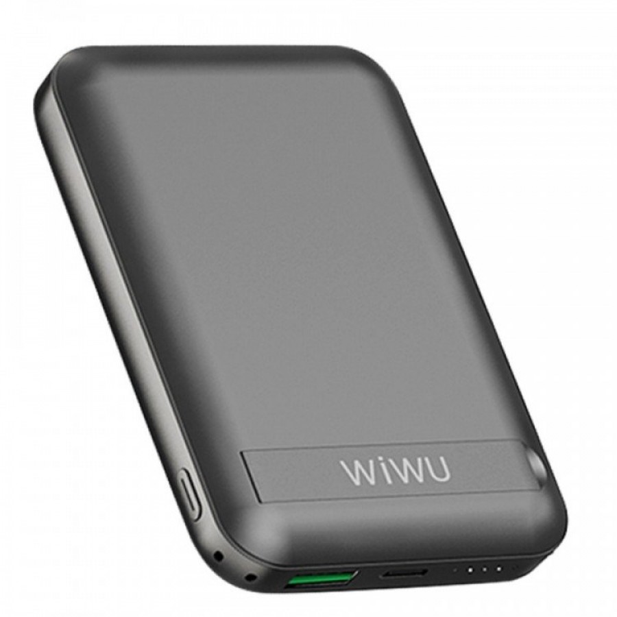 Wiwu Snap Cube Magnetic Wireless Charging 10.000 mAh Power Bank, Gray