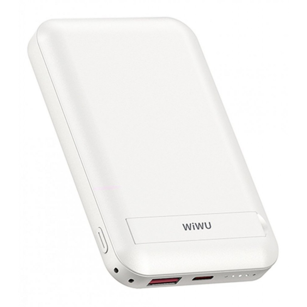Wiwu Snap Cube Magnetic Wireless Charging 10.000 mAh Power Bank, White