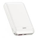 Wiwu Snap Cube Magnetic Wireless Şarj 10.000 mAh Power Bank, Beyaz