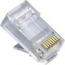 Frisby FNW-RJ4520N Cat6 RJ45 100-Piece Gold Pin Connector