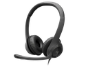 Logitech H390 981-000406 Over-Ear Headphones with Microphone, Black