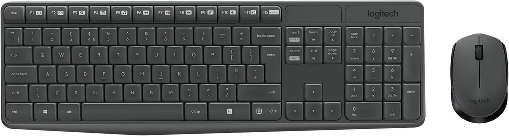 Logitech MK235 920-007925 Wireless Keyboard Mouse Set