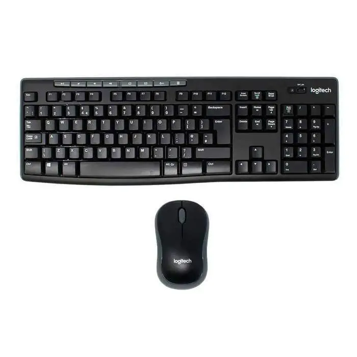 Logitech MK270 920-004525 Nano USB Q TR Optical Black Wireless Keyboard Mouse Set