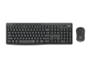 Logitech MK295 920-009804 Silent Wireless Keyboard Mouse Set, Black