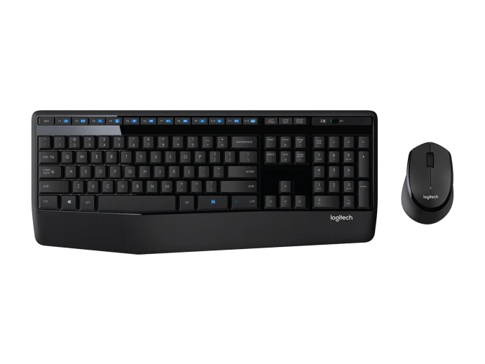 Logitech MK345 920-006514 Wireless Keyboard Mouse Set, Black