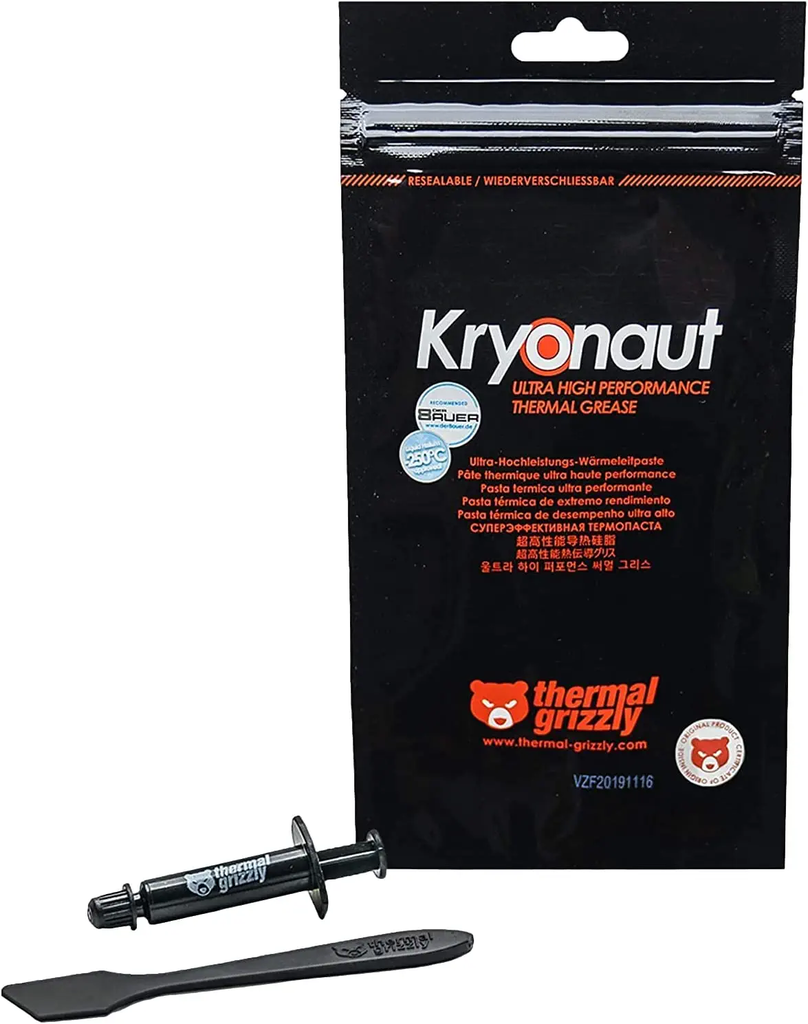 Thermal Grizzly Kryonaut 1GR High Performance Thermal Paste