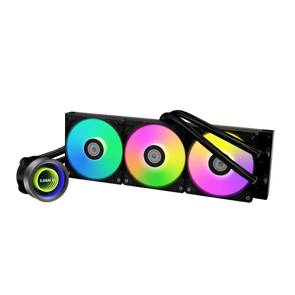 Lian Li Galahad II Trinity AIO 360mm RGB Processor Liquid Cooler, Black