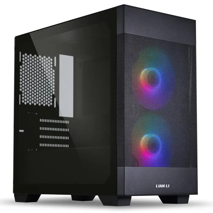 Lian Li Lancool 205M Mesh mATX Mid-Tower Oyuncu Kasası, Siyah