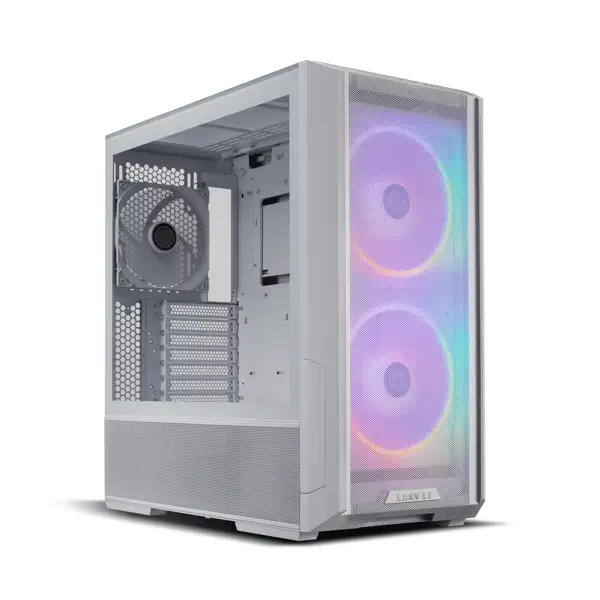 Lian Li Lancool 216 Mesh ARGB Mid-Tower E-ATX Gaming Case, White