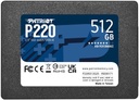 Patriot P220 Series 512GB 550/500MB/s 2.5" Sata 3 SSD Disk
