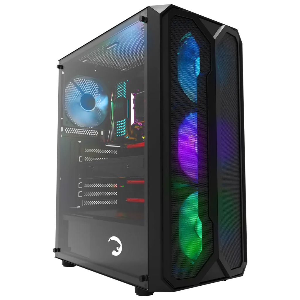 GamePower Aura 4*120mm Fan A-RGB LED Strip 700W 80+ Gold Full Modular PSU ATX Gaming Case