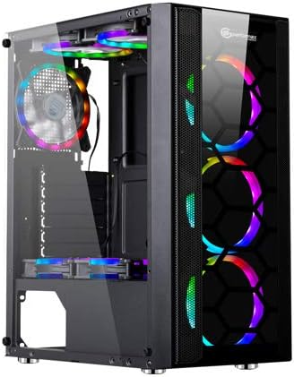 Performax Trinity Siyah Pencereli RGB 650W Kasa ATX Kasa