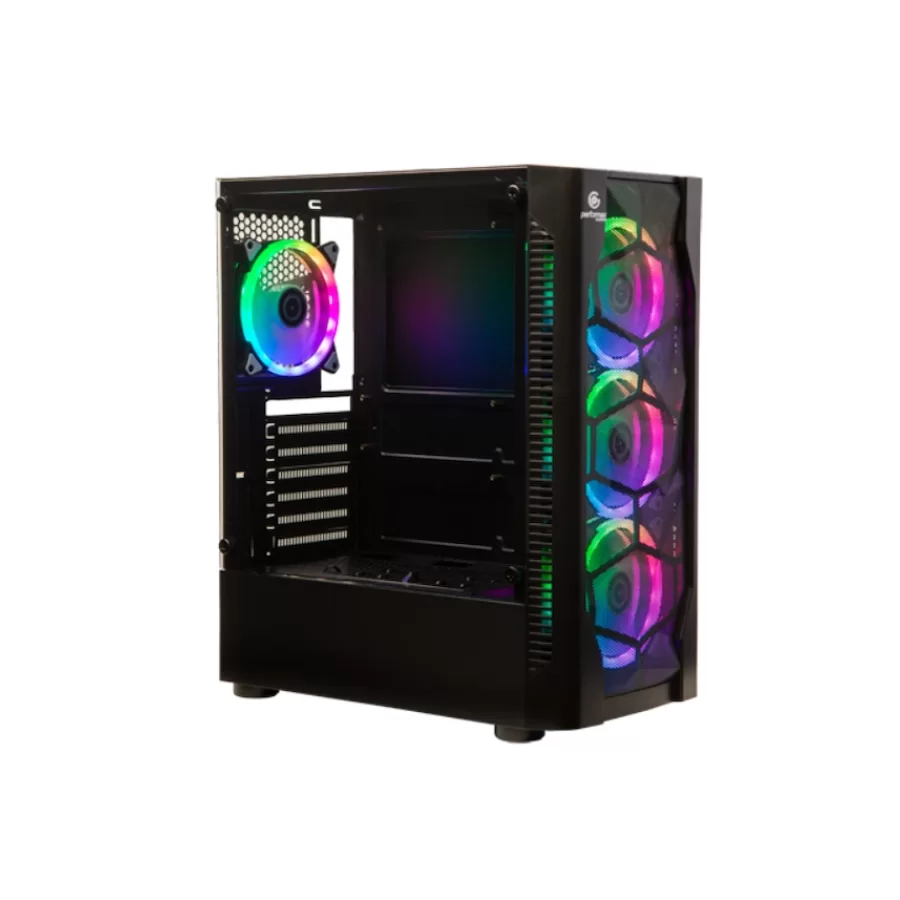 Performax Inferno Black RGB 650 W ATX Gaming Case