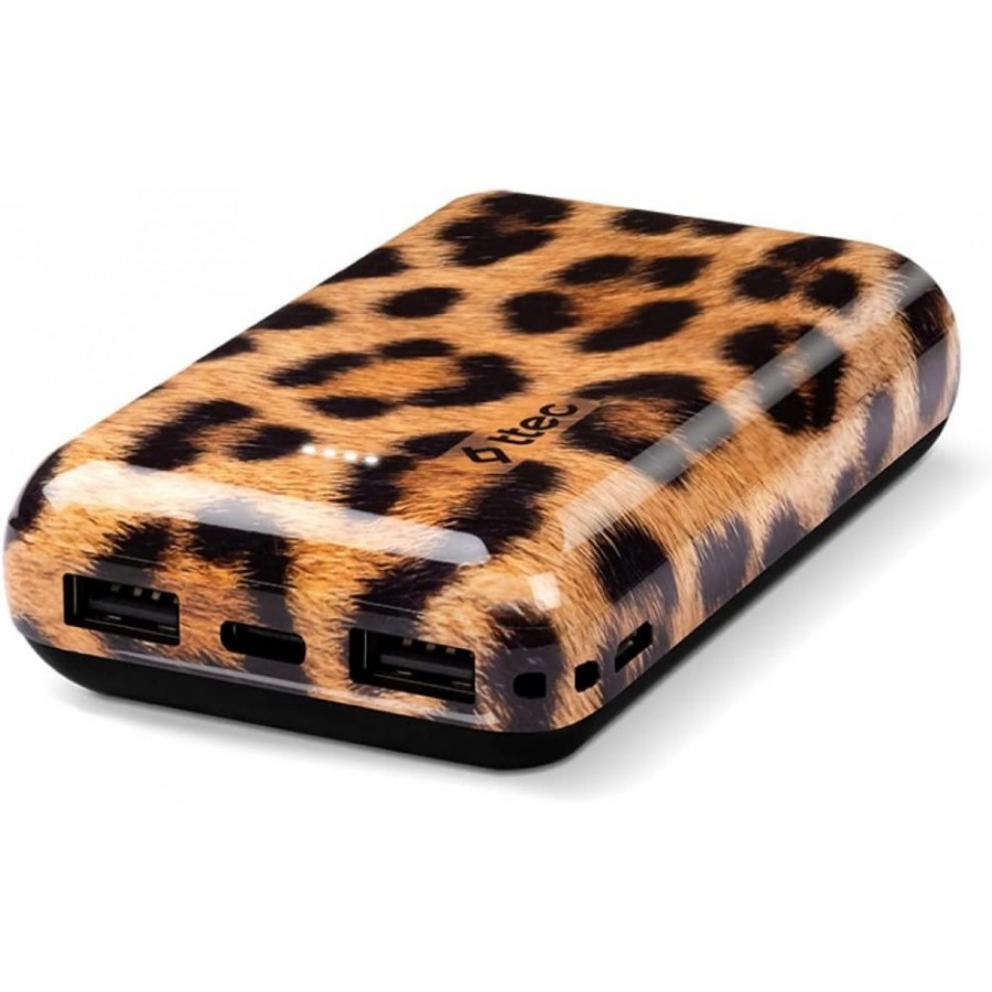 Ttec ArtPower 10.000 mAh Powerbank, Leopard
