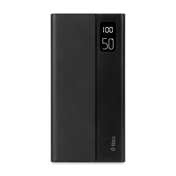 Ttec ReCharger Mega 50.000 mAh PD 20W Powerbank, Black