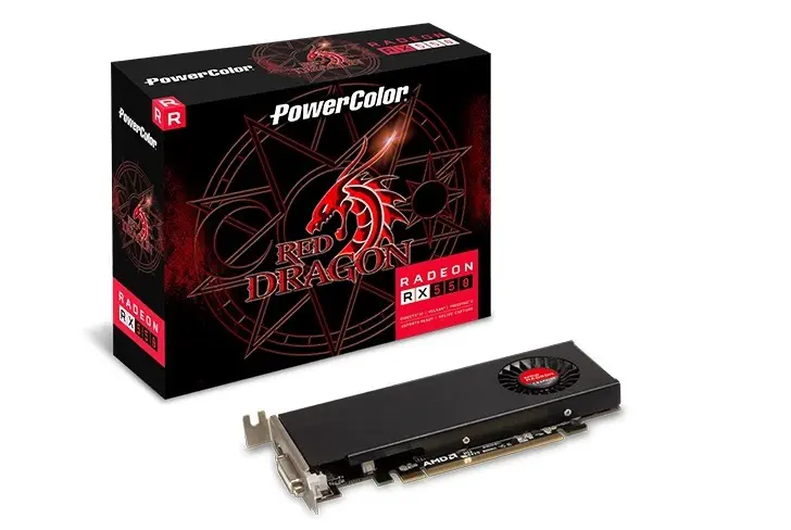 Powercolor Red Dragon AXRX 550 2GB GDDR5 64Bit DX12 Gaming Graphics Card