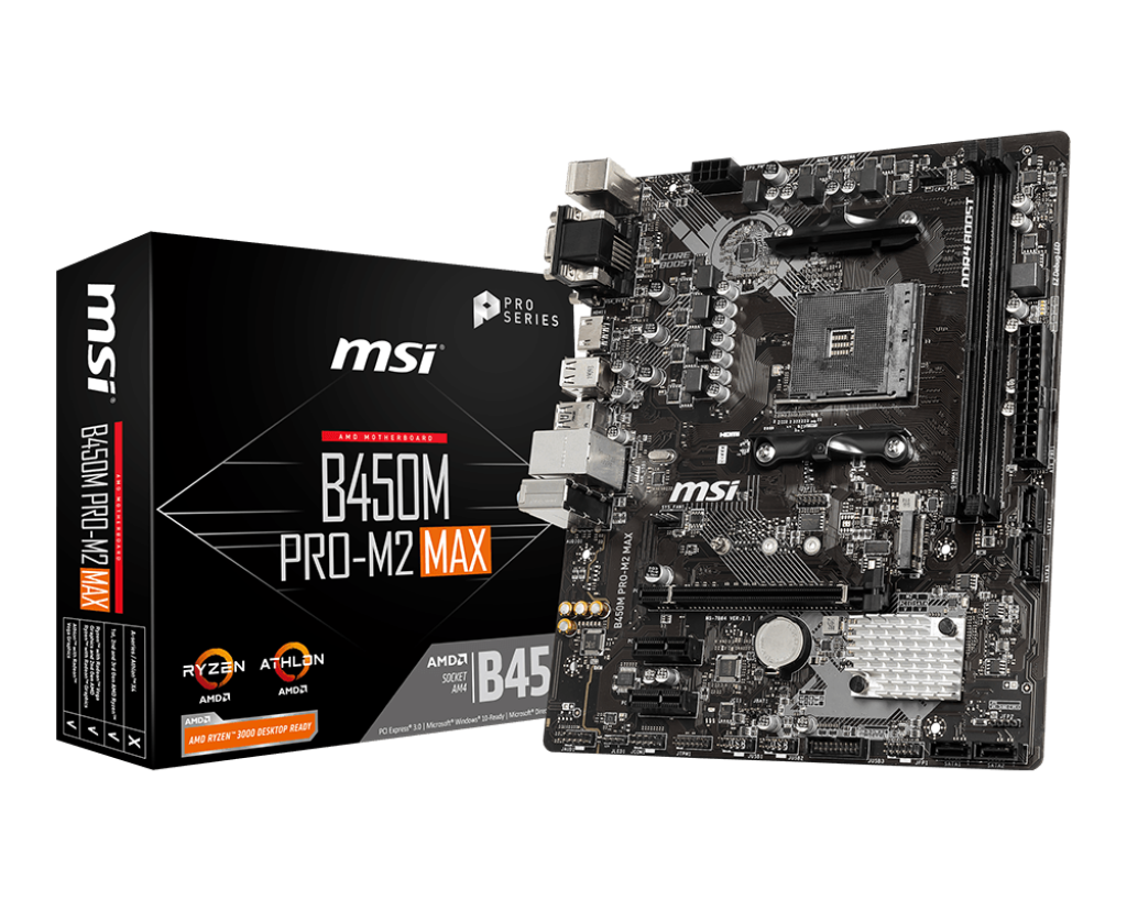 Msi B450M PRO-M2 Max AMD AM4 DDR4 Motherboard