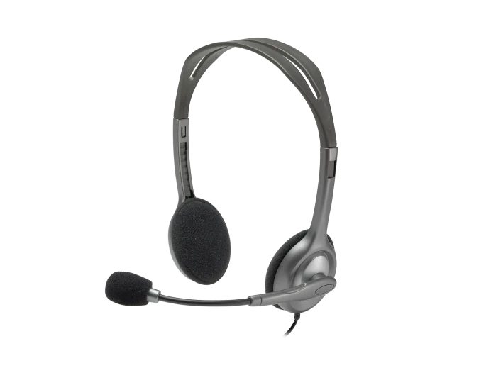 Logitech H110 On-Ear Headset with Microphone