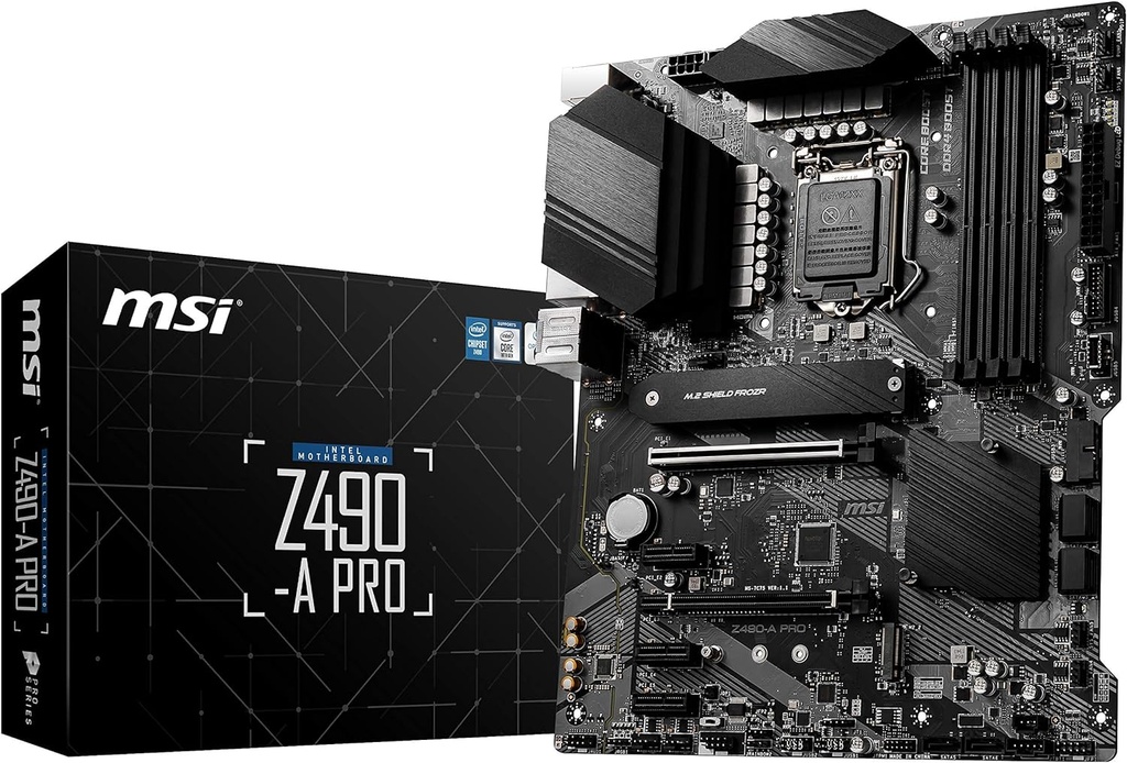 MSI Z490-A Pro Intel LGA1200 DDR4 ATX Motherboard