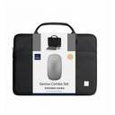 Wiwu Genius Serisi Mouse ve Mouse Pad Hediyeli 15.6 Notebook Çantası, Siyah