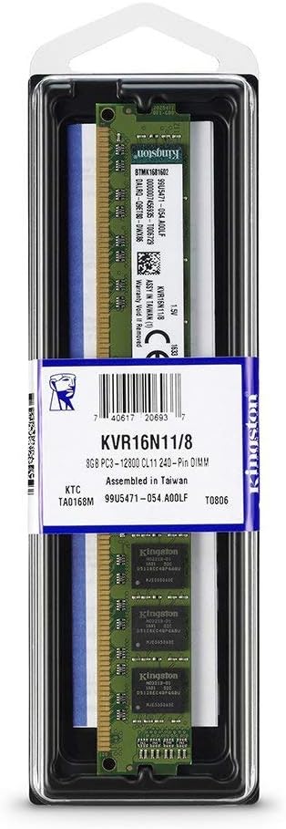 Kingston 8 GB 1600 MHz DDR3 CL11 PC Ram