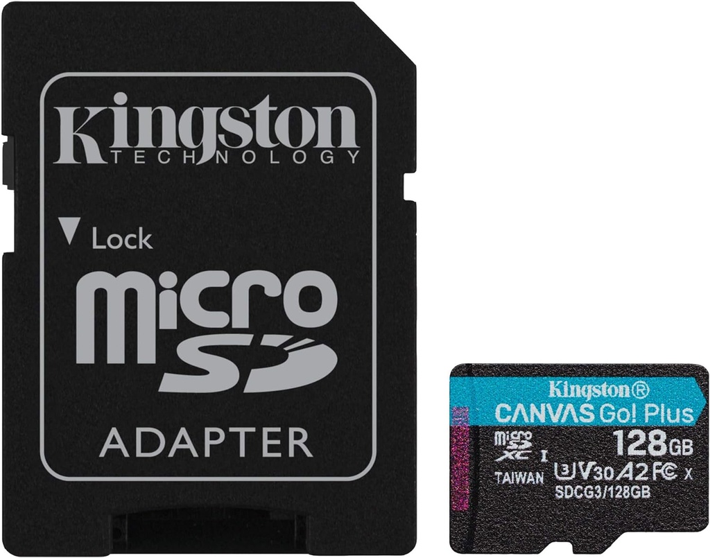 Kingston Canvas Go Plus UHS-I U3 A2 V30 256 GB Micro SD Card