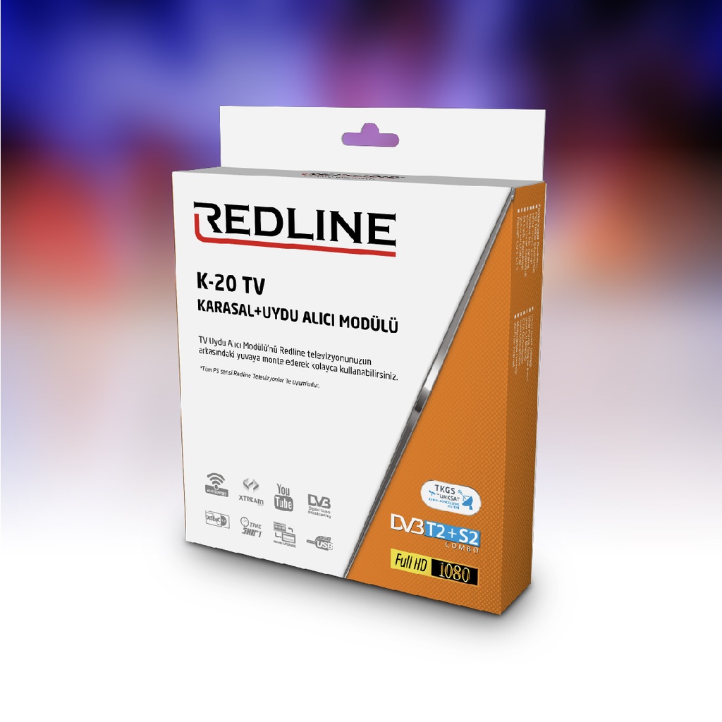 Redline K-20 FHD Karasal + Uydu Alıcı Modülü