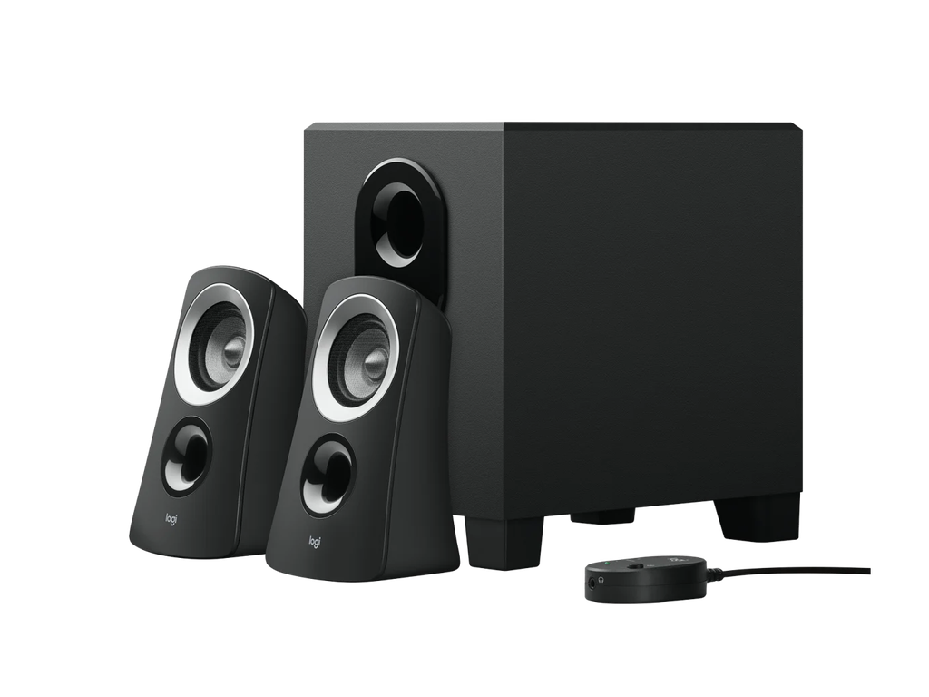 Logitech 980-000413 Z313 25W Rms 2+1 Multimedia Speaker, Black