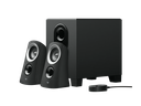 Logitech 980-000413 Z313 25W Rms 2+1 Multimedia Speaker, Black