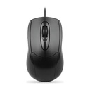 Everest SM-163 Wired Optical Mouse, Black