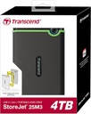 Transcend StoreJet 4 TB 25M3 2.5" USB 3.1 Portable Disk