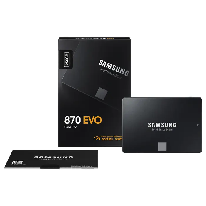 Samsung 870 EVO 250GB 560/530MB/s 2.5¨ SATA 3 SSD Disk