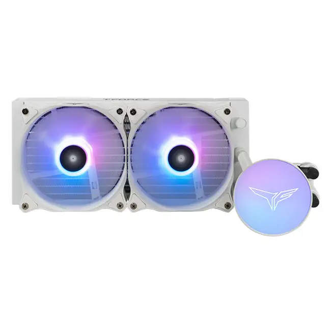 Team T-Force Siren TB120602 240mm ARGB CPU Liquid Cooler, White