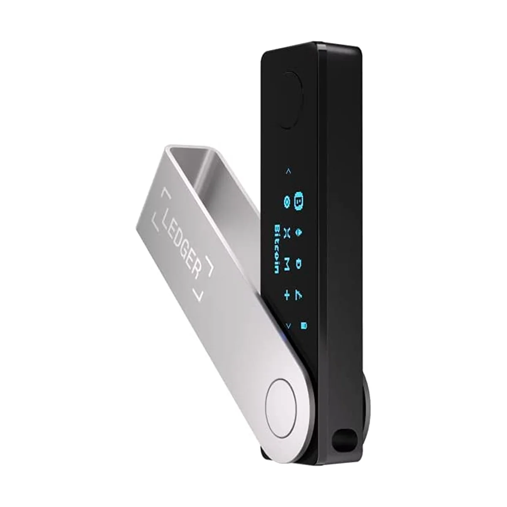 Ledger Nano X Kripto Donanım Cüzdanı Bluetooth, Oniks Siyah