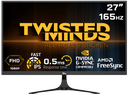 Twisted Minds TM27FHD165IPS 27 Flat, FHD 165Hz, Fast IPS, 0.5ms, HDR Gaming Monitor