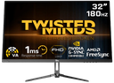 Twisted Minds 32 inch, HDR, FHD, 180Hz, VA, 1ms, HDMI 2.0 Gaming Monitor